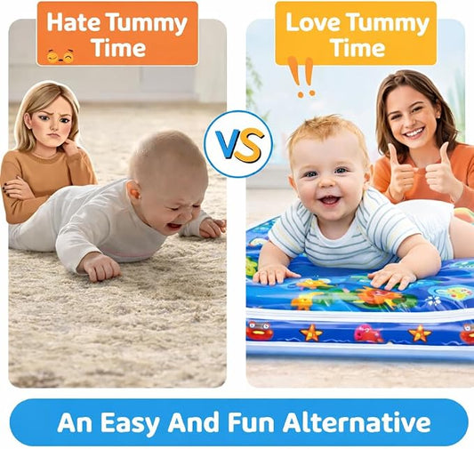 Fun Tummy Time Water Mat - Boosts Baby Motor Skills Essencify