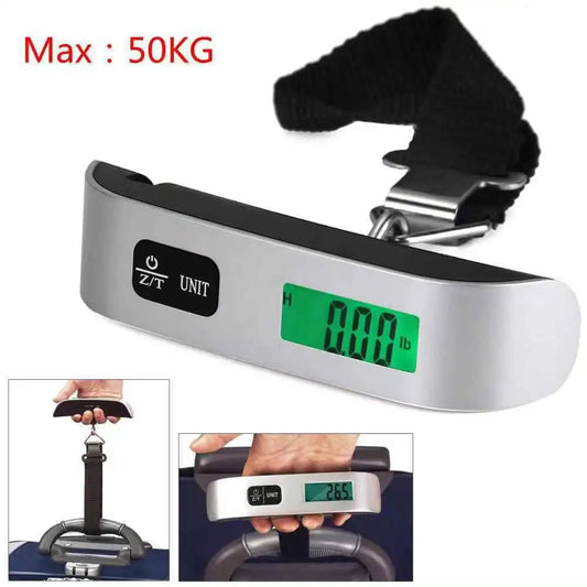 Portable Digital Luggage Scale 50KG with LCD Display Essencify