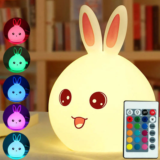 Night Light Cute Bunny Essencify