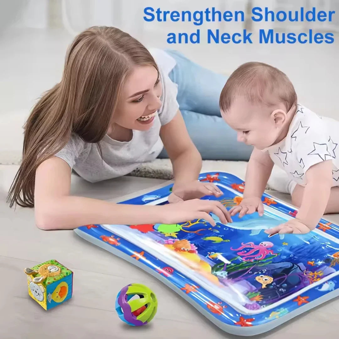 Fun Tummy Time Water Mat - Boosts Baby Motor Skills Essencify