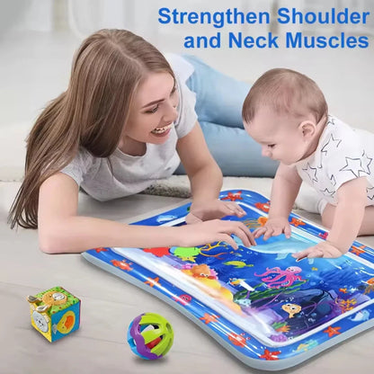 Fun Tummy Time Water Mat - Boosts Baby Motor Skills Essencify