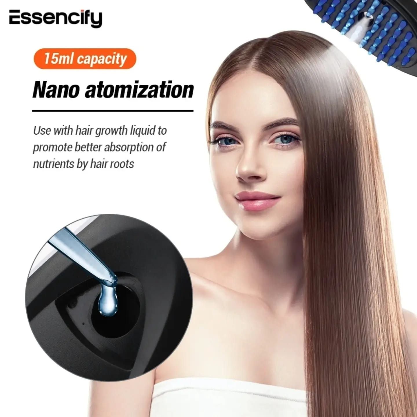 Electric Scalp Massager for Anti-Hair Loss Essencify
