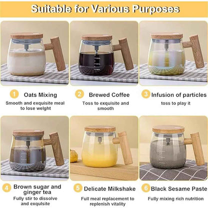 Auto Self Stirring Rechargeable Mug Essencify