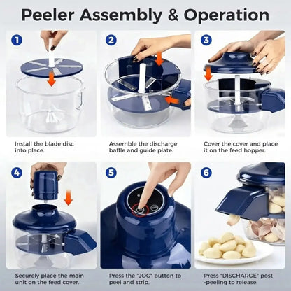 Rechargeable Fruit & Vegetable Peeler — Fast & Safe Peeling Essencify