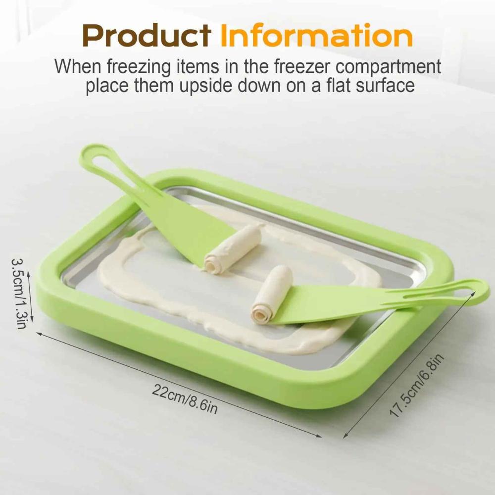Instant Ice Cream Roll Maker - DIY Ice Cream Roller Pan Essencify
