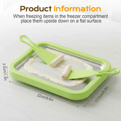 Instant Ice Cream Roll Maker - DIY Ice Cream Roller Pan Essencify