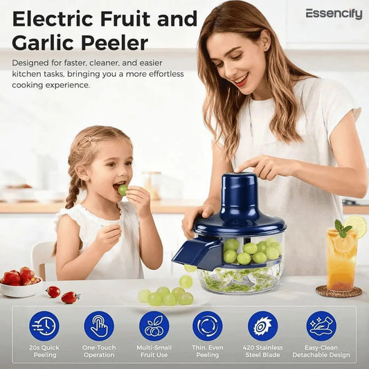 Rechargeable Fruit & Vegetable Peeler — Fast & Safe Peeling Essencify
