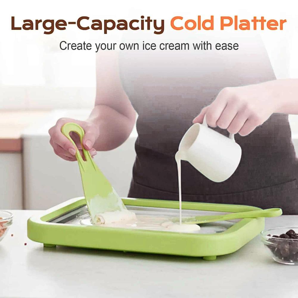 Instant Ice Cream Roll Maker - DIY Ice Cream Roller Pan Essencify