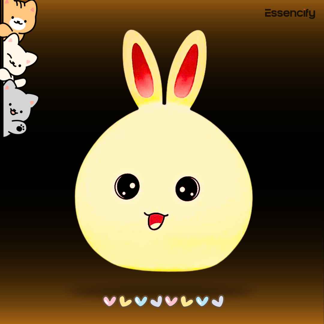 Night Light Cute Bunny Essencify