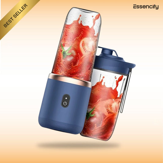 Portable Electric Mini Juicer Blender - 2 in 1 USB Rechargeable Bottle Essencify