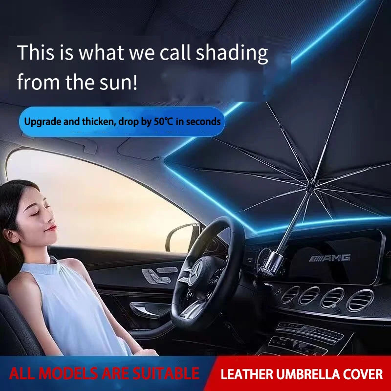 Car Front Windshield Sunshade Umbrella Essencify