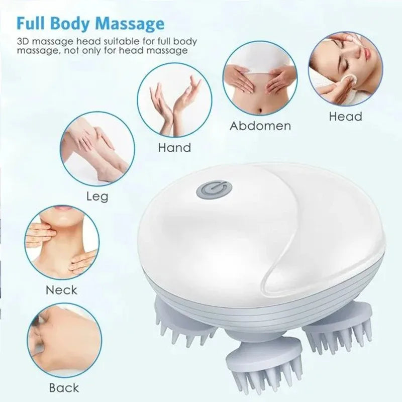 Electric Scalp & Body Cat shaped Massager Essencify