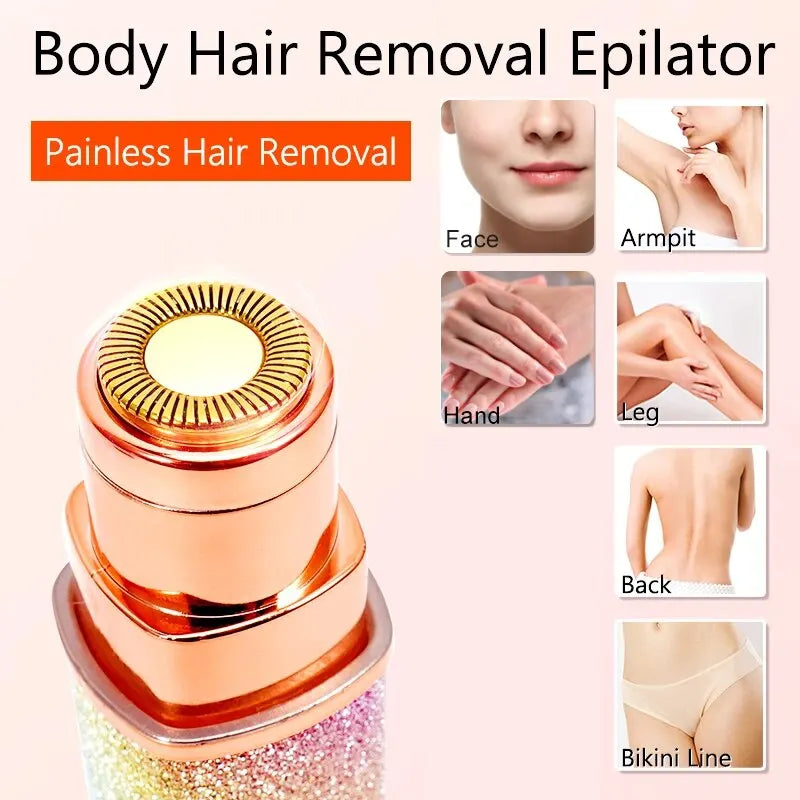 2‑in‑1 Electric Eyebrow Trimmer & Facial Hair Remover for Women Essencify
