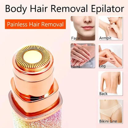 2‑in‑1 Electric Eyebrow Trimmer & Facial Hair Remover for Women Essencify