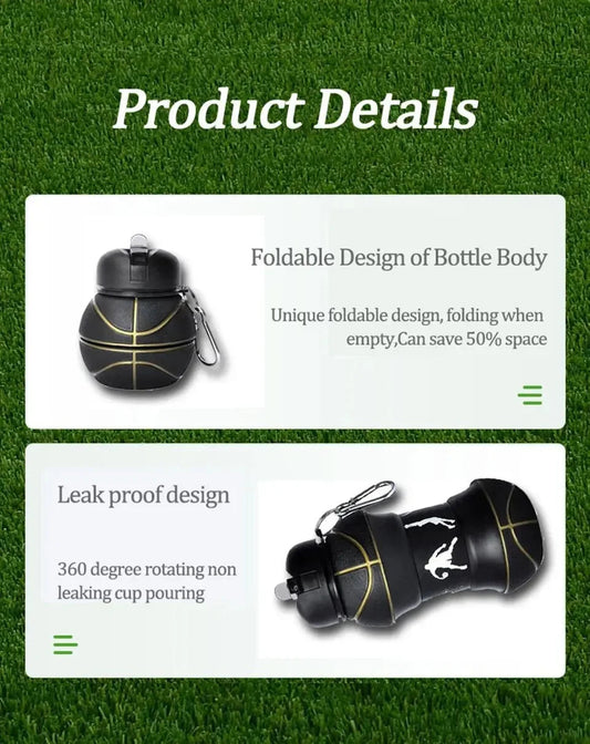 Silicone Foldable Water Bottle Essencify