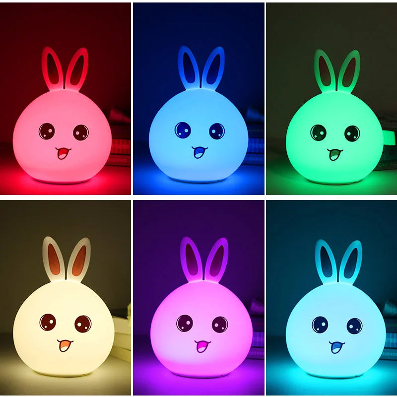 Night Light Cute Bunny Essencify