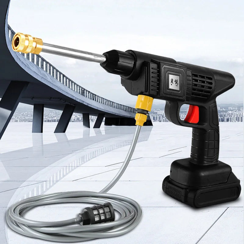 Powerful Cordless Pressure Washer Gun Essencify