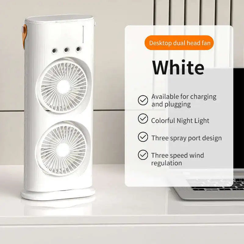 Double Cooling Mist Fan Essencify