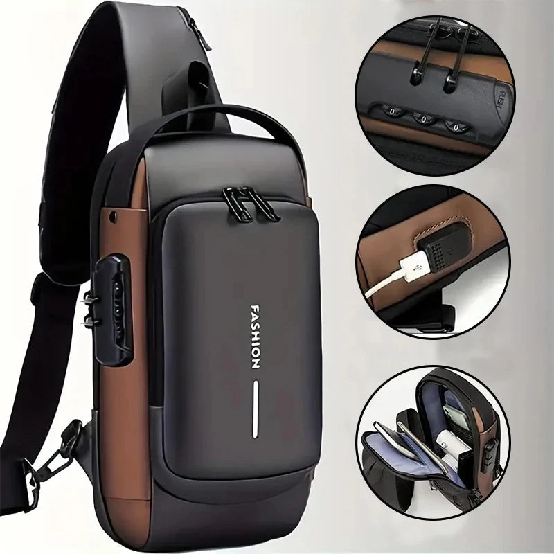 Anti-theft chest Bag | Durable Oxford fabric Essencify