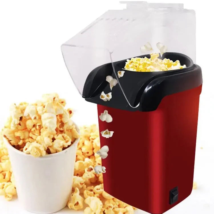 Electric Popcorn Maker 1200W - Oil Free Healthy Popcorn in 3 Minutes Essencify