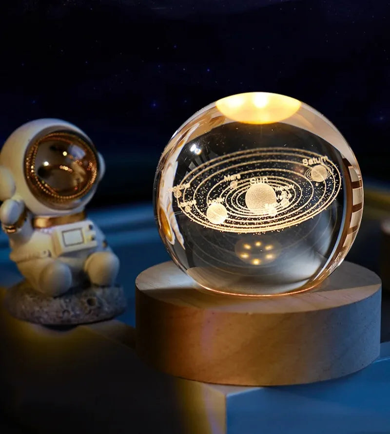 3D Crystal Galaxy Ball Lamp Essencify