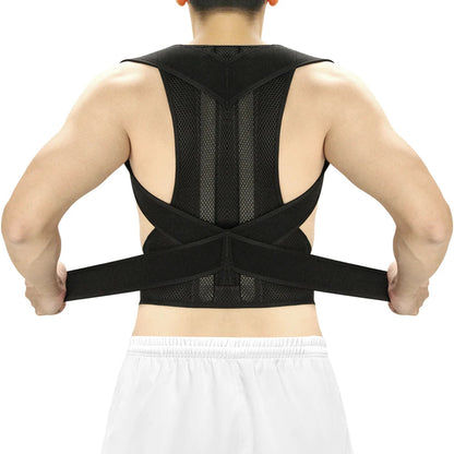 Posture Corrector Belt - Adjustable Back Support for Men & Women Essencify