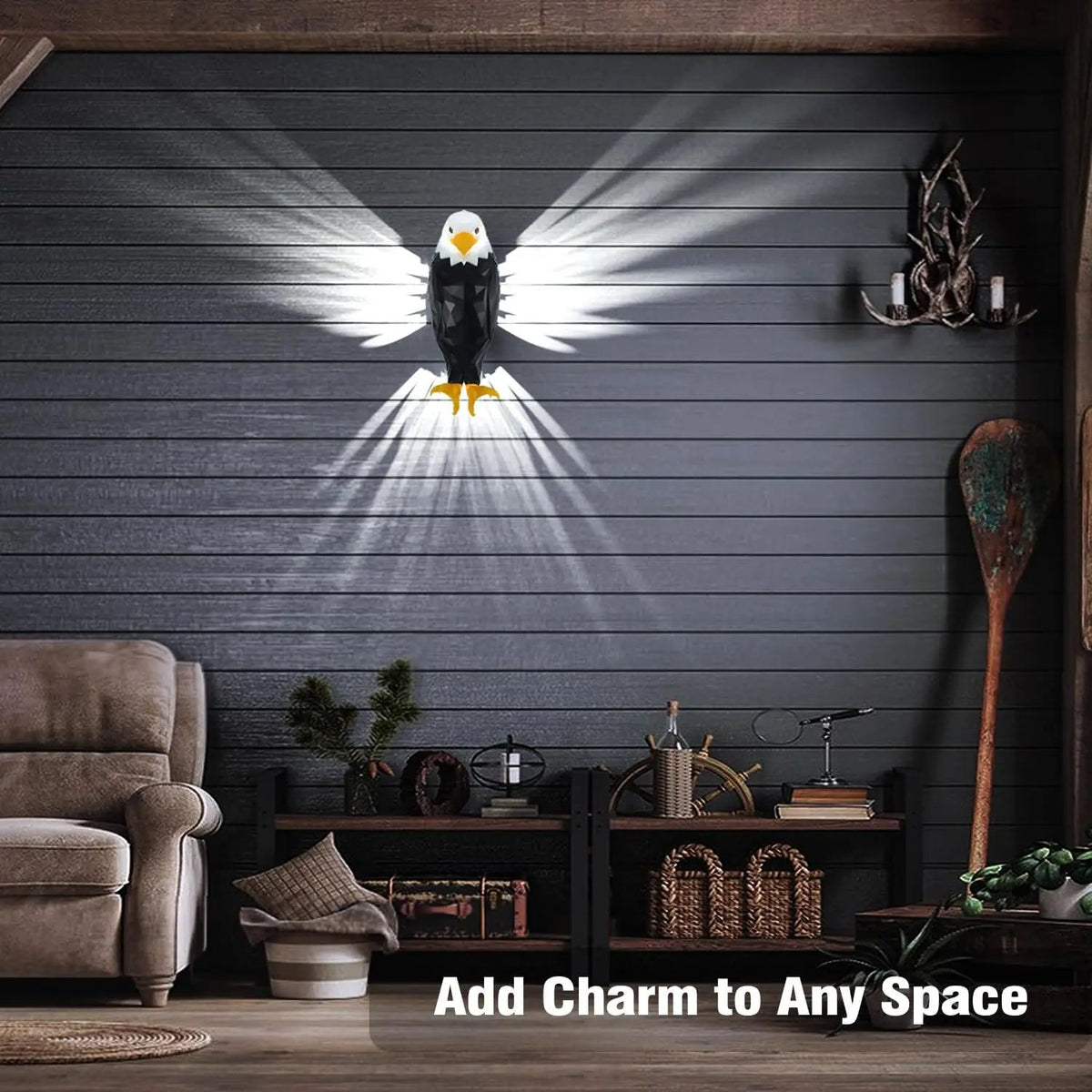 Eagle Wall Light | Wall Mounted Eagle Lamp Essencify