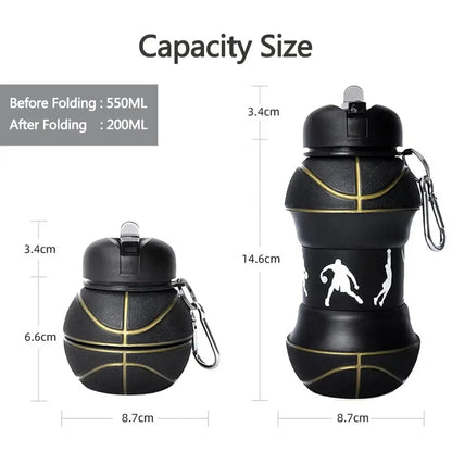 Silicone Foldable Water Bottle Essencify