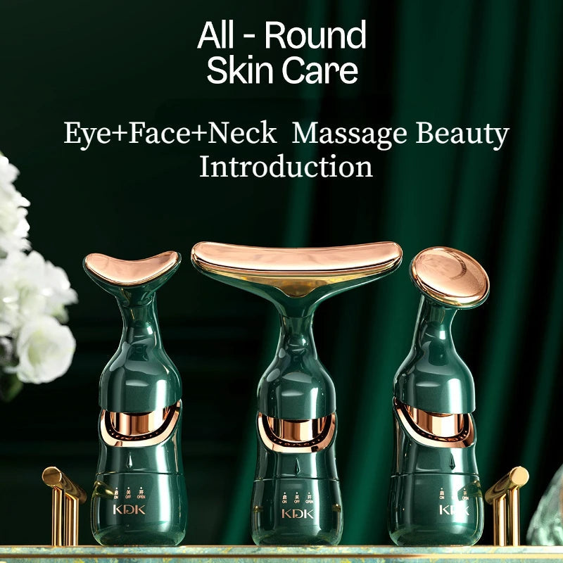 3 In 1 Facial Lifting Device Neck Eye Massage Face Slimmer Essencify