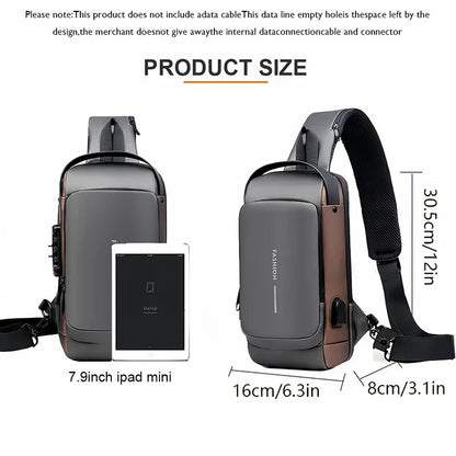 Anti-theft chest Bag | Durable Oxford fabric Essencify