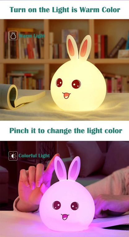 Night Light Cute Bunny Essencify