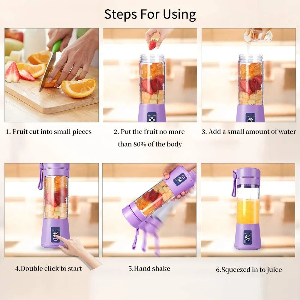 Portable Mini Juice Smoothie & Shaker Blender Essencify