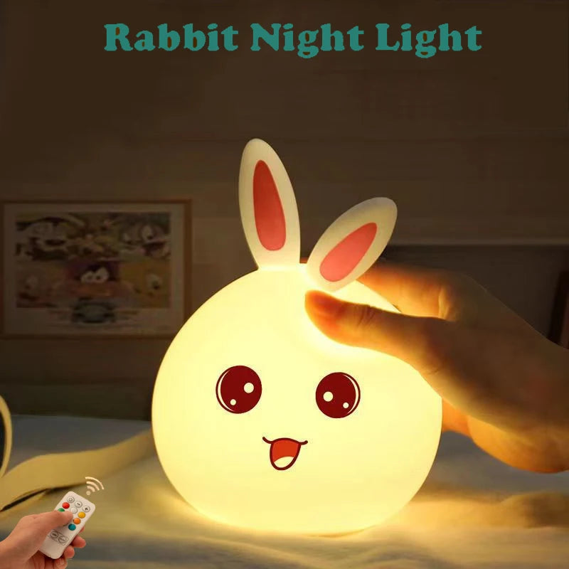 Night Light Cute Bunny Essencify