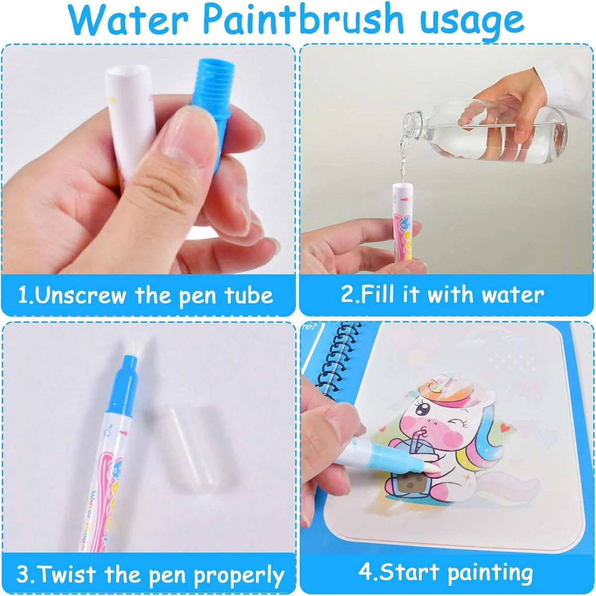 Magic Water Book | Fun Time for Kids Essencify
