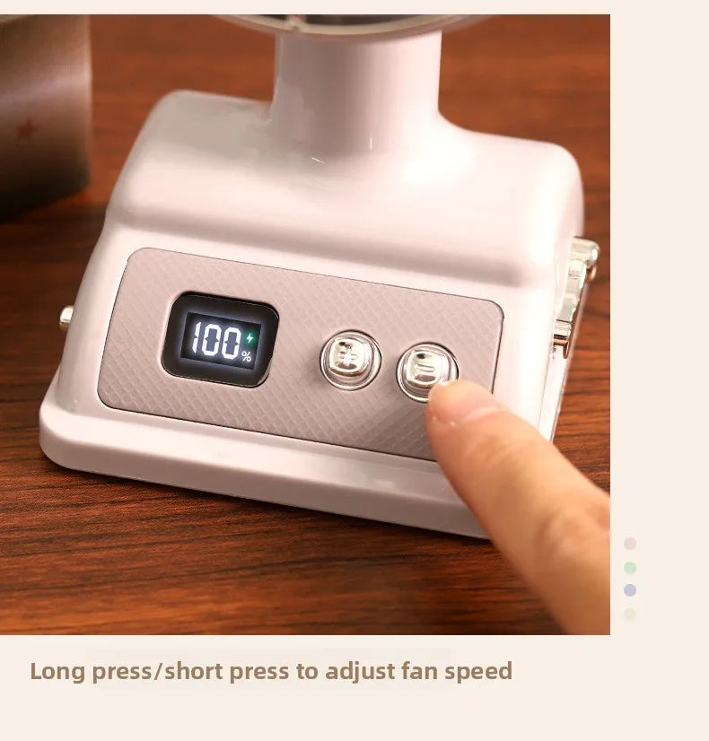 Vintage Style Portable Fan | Adjustable Quiet Cooling Fan for Home & Office Essencify