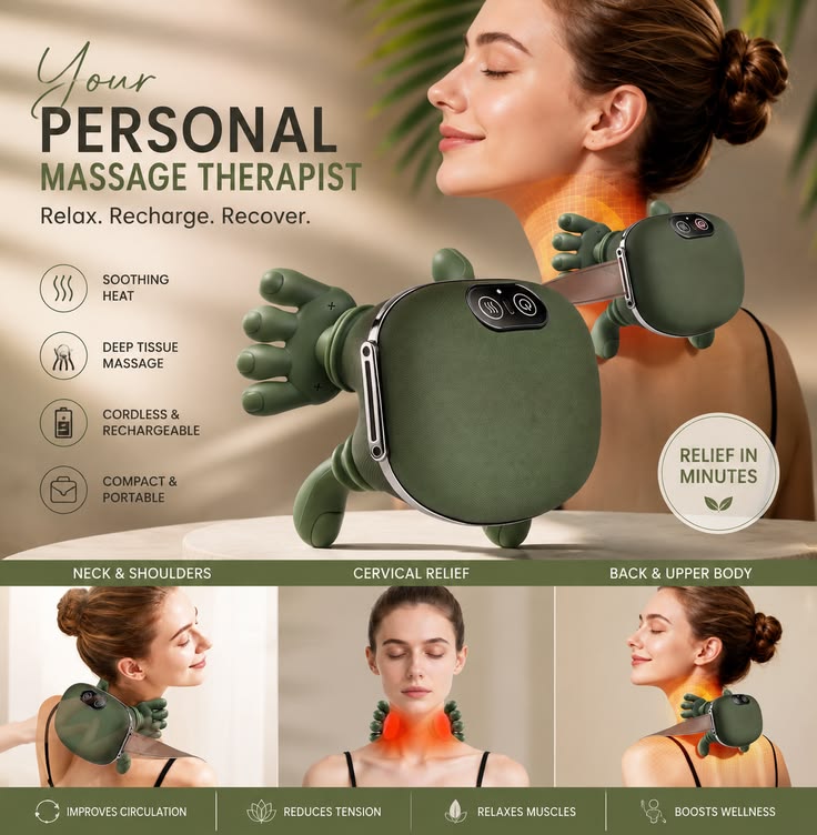 Electric Cervical Relief Massager | Personal Massage Therapist Essencify