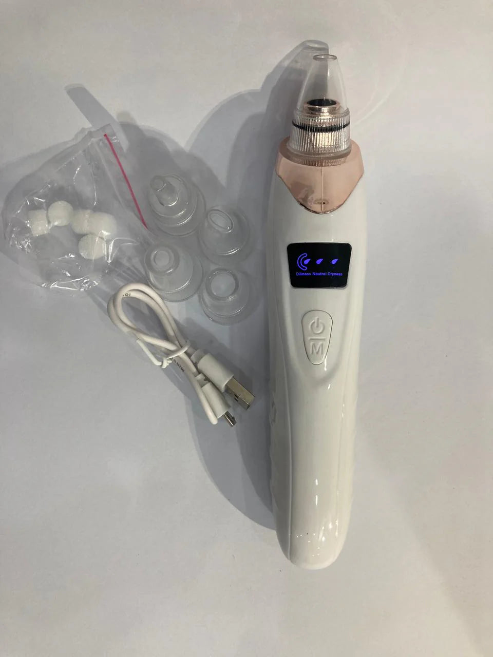 5in1 Rechargeable Blackhead Remover and Vacuum Suction Acne Pore Cleaner Essencify