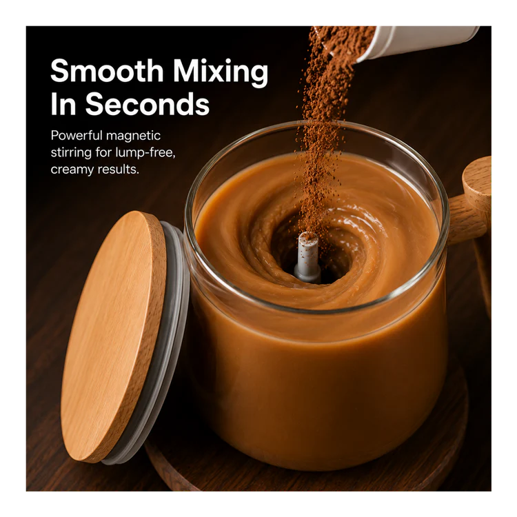Auto Self Stirring Rechargeable Mug Essencify