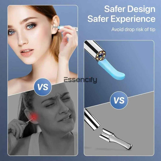 Smart Visual Ear Cleaner with Camera - 1080P HD Otoscope Wax Remover Essencify